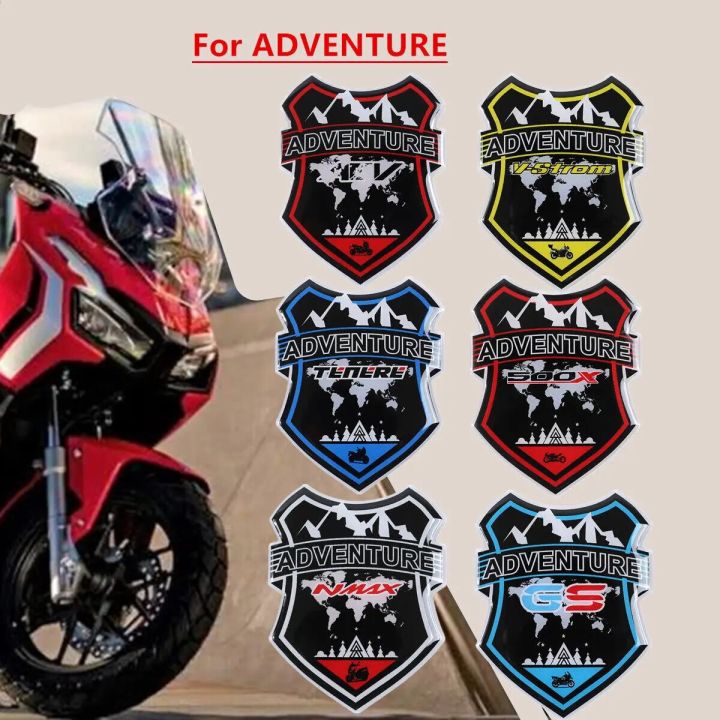 3D Gel Adventure Motorcycle Stickers Motor Bike Decals Accessories for ADV V-Strom GS Tenere 500X Nmax