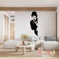 Big Size Charlie Chaplin Wall Art,Chaplin Wooden Decor,Wooden Wall Decoration,Wall Art, Interior Design, Housewarming Gift. 