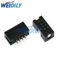 5PCS DIP 6/10/20/26/34/40 PIN 2.54mm Pitch Male Socket Straight idc box Headers PCB Connector Double Row 10P/20P/40P DC3 Header. 