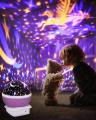 Starry Sky Rotating Unicorn Night Light Projector Lamp. 