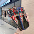 JIUMOO For Samsung J700 Case Side Square Edge New Design Phone Cases Pattern Silicone Casing Fashion Cool Boy Full Cover Camera Frosted Transparent Hard Protection Shockproof Softcase. 