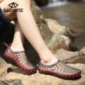 【FOOT SOFA】Beach Sandals for Men Quick Dry Shoes Water Shoes for Men Jelly Shoes. 
