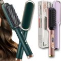 2 in 1 Electric Hair Straightener Curler Heating Styling Comb Straightening Brush - Multicolors. 