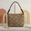 Women's Designer Printed Shoulder Bag | Premium Handbag with Leather Strap | Fashion Casual Purse for Girls & Ladies | Lightweight Tote Bag for Office, Travel, Shopping & Daily Use. 