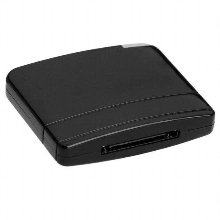 Bluetooth A2DP Music Audio 30 Pin Receiver Adapter for iPod iPhone iPad Speaker Dock Black