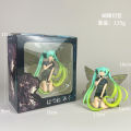 Hatsune Miku Animation Hand run Racing Blue Suit Butterfly anime Gift for Beautiful Girls Desktop Chassis Model Ornaments. 
