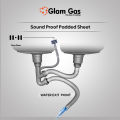 Glam Gas Sink F-02 Sink | Stainless steel sink | Kitchen Sink | Double Kitchen Bowl | Kitchen Basin. 