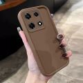 Tokifu For Infinix Note 30 Pro Back Cover Matte Simple Solid Color Soft Silicone TPU Case. 