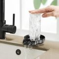 Glass washer - Glass washer for kitchen - Glass Rinser Cup Bottle Washer Cleaner for Kitchen Sinks, Kitchen Sink Accessories Attachment Stainless Steel Brushed Nickel. 