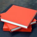 Handmade Notebook 6"x5.75" - Cheese Cake Look - PAPERWORK. 