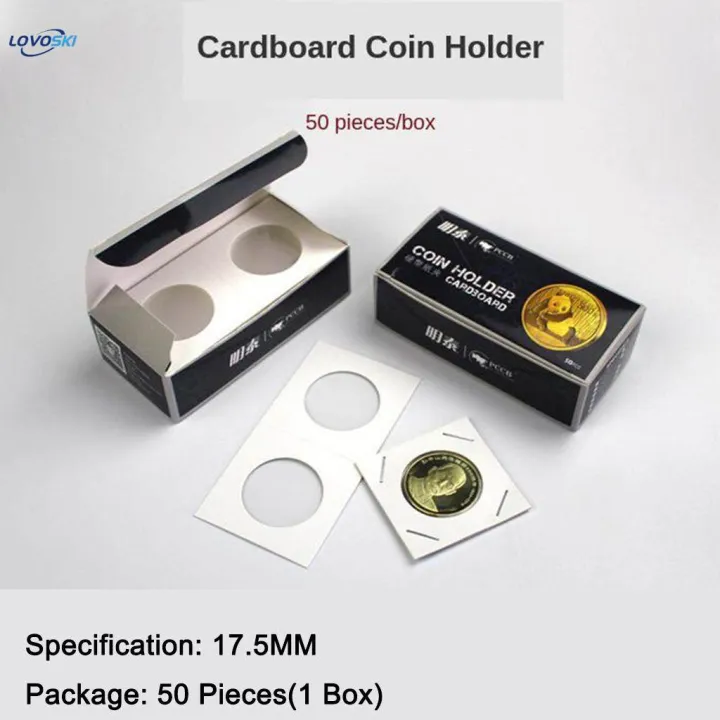 Cardboard Coin Collecting Holder Card 2x2 Coin for Collector 17.5mm ...