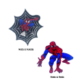 Spiderman Embroidered Iron On Patch Sew On Badge Bags Caps Jeans Jackets Applique. 