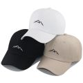 【The road to happiness Store】New Mountain range dad hiking men women embroidery fashion baseball cap for travel casual sports Bone Garros. 