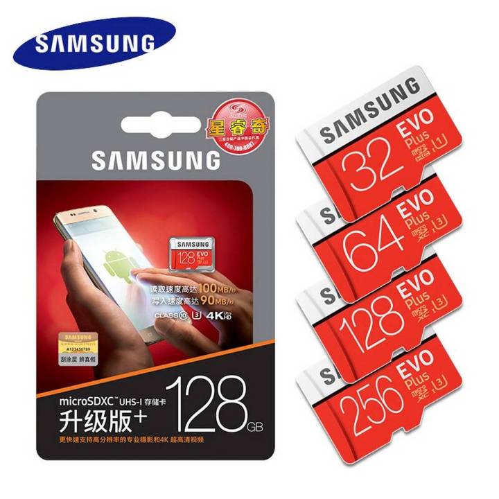 Samsung EVO Plus MicroSD Memory Card  128GB Read/Write 100/80  100% Original