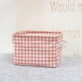 Folding Cotton Fabric Waterproof Laundry Basket Dirty Clothes Toy Mini Storage Basket - Multi Design And Color. 