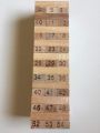 JENGA Wooden Stacking Game Tower Challenge Wooden Colored Blocks Puzzle Toy 54 PCs. 