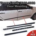 Toyota Corolla Door Moulding | Side Belt | Body Moulding | For 2002 2003 2004 2005 2006 2007 2008. 