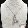 IK Fashion - Stethoscope Pendant Necklace for Women Cute Heart Medical Tool Link Chain Nurse Doctor Medical Student Jewelry. 