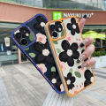 JIUMOO Case For Huawei Y9s Case Cartoon Clear Flower Thin Shockproof Square Edge Silicone Casing Full Lens Cover Camera Protect Cases Softcase. 