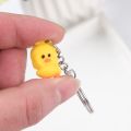 1/5PCS 2.5cm Little Yellow Keychain Cartoon Cute Key Ring Pendant Jewelry Gift. 