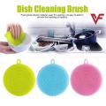 Multi-Functional Silicone Dish Sponges Non Stick Dish washing Brush Double Sides Used Dish Scrubber for Kitchen. 