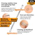 Blackhead Remover Pin Acne Pimple Black Head Pin For Effective Blackhead Removal - Silver. 