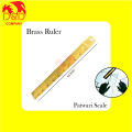 (10 Inch) Patwari Scale – Brass Ruler for Land & Map Measurement | Patwari Ruler for Surveying | Brass Map Scale. 
