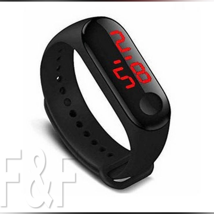 Stylish M3 M4 Touch LED Smart Sports Digital Bracelet Waterproof Hand Watch Best Band for Boys Kids Children Girls Ladies Women Men as Birthday Gift Best Price in Karachi Lahore Islamabd Pakistan