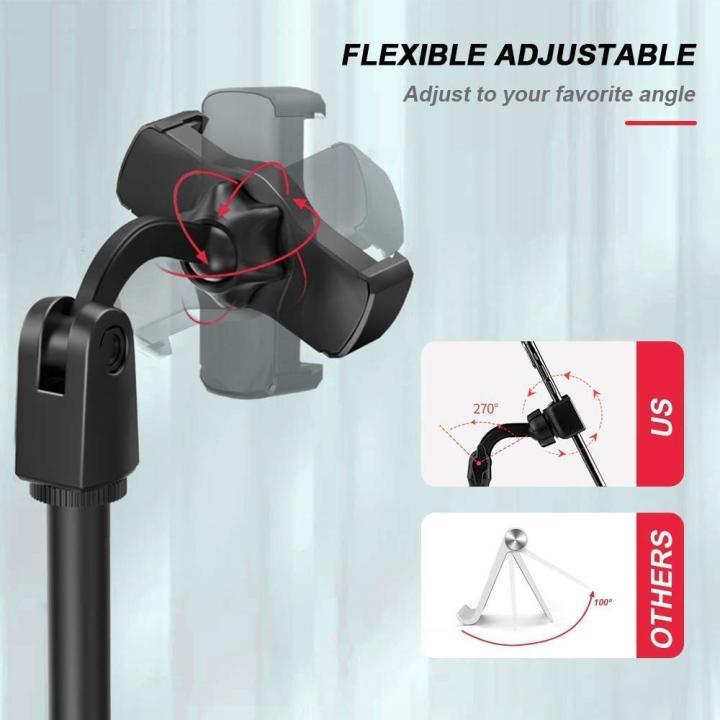 Mobile%20Phone%20Stand%20For%20Phone%20Retractable%20Holder%20Desk%20Table%20Clip%20Bracket%20Table%20Cell%20Phone%20Support%20Holder%20Mount%20For%20Live%20BroadcastPhone%20Holder%20with%20Adjustable%20Height%20and%20Angle,%20Portable%20and%20Stable%20Phone%20Stand%20for%20Desk%20Plastic%20Mobile%20Phone%20Stand%20Adjustable%20-%20Image%208