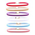 New Fashion 6 Pcs/pack Colorful Velvet strip Choker Necklace Retro Gothic Collar Necklace For Women Girls Punk jewelry. 