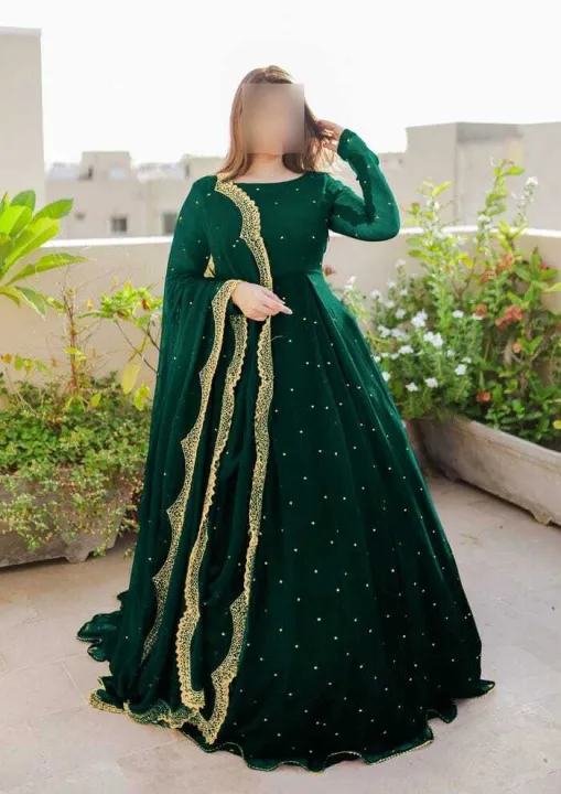 Pearls%20Maxi%20Dresses%20For%20Girls%20-%20Maxi%20Dresses%20For%20Girls%20Fancy%20-%20Dress%20For%20Girls%20-%20Wedding%20Dresses%20For%20Girls%20-%20Dresses%20For%20Women%20-%20Dresses%20-%203-Piece%20Dresses%20For%20Girls%20-%20Front%20and%20Back%20Pearls%20Work%20Long%20Flare%20Maxi%20Featuring%20Exquisite%20Lace%20Work%20And%20Beautiful%20-%20Image%202