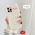 Cartoon Cute Cat Ear Phone Case for iPhone 14 12 13 1115 pro max X XR XS 15plus Matte Soft Silicone Shockproof Case Funny. 