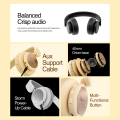 Zero® Storm Headphones | Wireless Over-Ear Headphones with Deep Bass, USB Type-C Fast Charging, Lightweight Design | Stylish Colors | Best for Gaming, Music & Travel. 