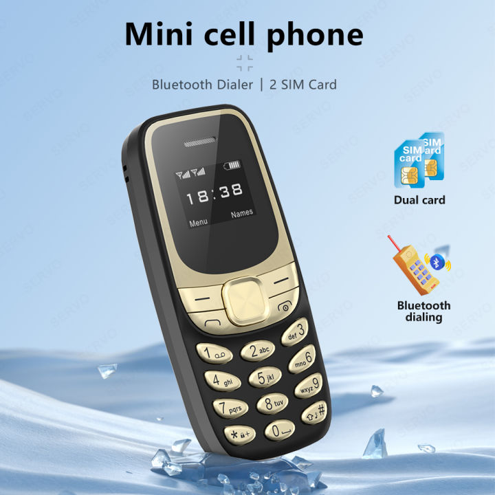 Go Mobile Mini G1000 - Finger Size Mobile - Ungli Jitna Mobile - Dual Sim - Official PTA Approved - Without camera - Auto call recording - Voice Changer - Bluetooth - Bluetooth dialer - 380mAH Battery - Smallest Phone in World - Memory card Supported