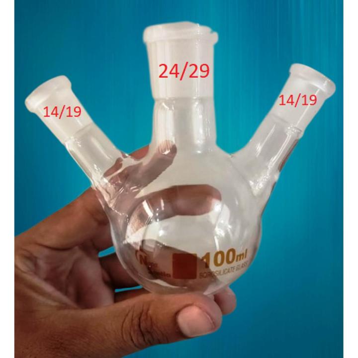 Round Bottom Flask 100ML 3 Neck (24/29)