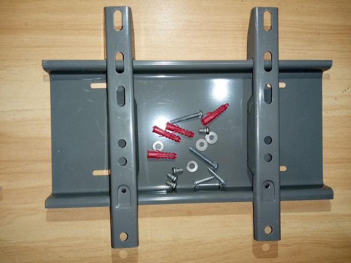 14%20inch%20to%2042%20inch%20Universal%20LCD%20LED%20TV%20Wall%20Bracket%20Wall%20Mount%20Wall%20Stand%20Non-Movable%20with%20Free%20Screws%20and%20Bolts%20-%20Image%202