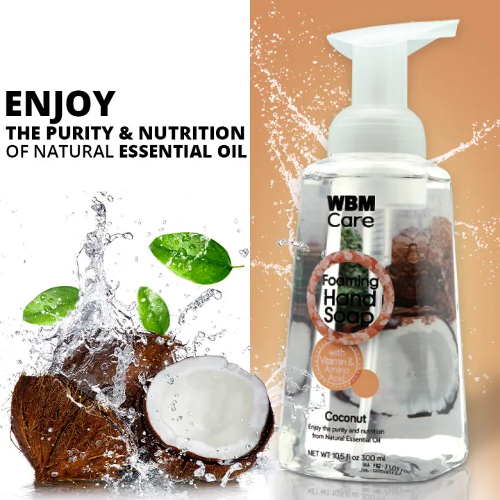 WBM%20Foaming%20Hand%20Wash%20300ml%20-%20Natural%20Coconut%20%7C%20Gentle%20Liquid%20Hand%20Wash%20for%20Soft%20and%20Clean%20Hands%20-%20Image%207