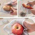 Multi-purpose Dish Rag, Stove Sink Wire Dishwashing Mesh Cloth, Steel Wire Scouring Pad, Household Cleaning Cloth,  Grid Non-stick Oil Rag, Kitchen Stove Dishwashing Pot Cleaning Tool, Kitchen Supplies. 