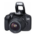 Canon EOS 1300D with Kit Lens + Card + Pouch. 