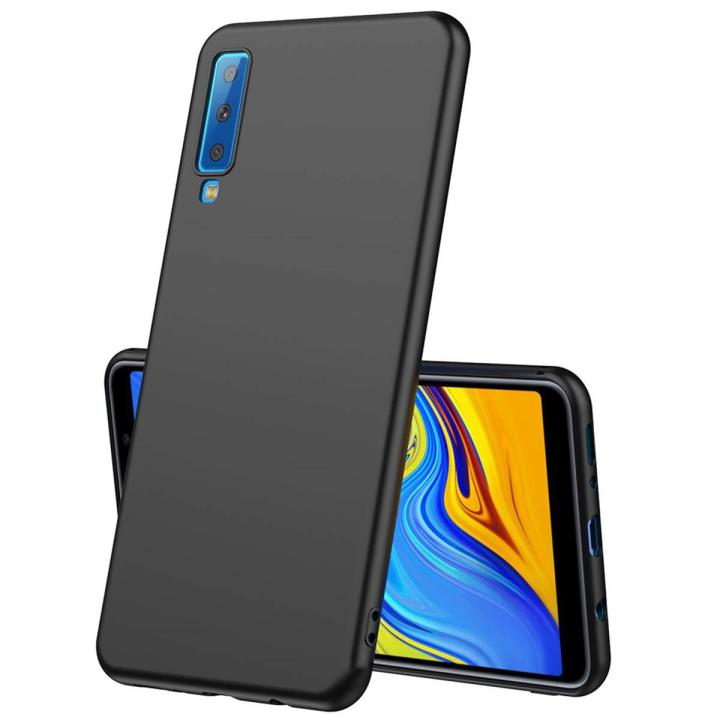 Samsung Galaxy A7 2018 / A750 Black Soft Silicon Back Cover