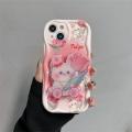 Phone Case For Infinix Note 30 Hot 9 12 20 30 40 Play 20i 30i 40i Smart 6 HD Plus 7 8 TECNO SPARK 20 Casing Bracelet Chain Cute 3D Rabbit Flower Fashion Cartoon Silicone Clear Shockproof TPU Back Cover Soft Holder. 