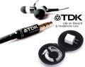 TDK Super Bass Metal Earphones with Built-in Microphone, Ergonomic Design, Stereo Sound, and Protective Pouch Ideal for PUBG and Music. 