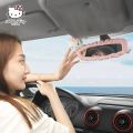 Sanrioed Anime Hello Kitty Kawaii Car Rearview Mirror Plush Cover Cartoon Cat Reversing Decoration Car Interior Accessories Gift. 