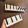 Creative Piano Key Holder Wall Hook Entryway Keychain Coat Bag Umbrella Hangers Funny Kitchen Storage Rack Bathroom Accessories. 