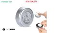 Face Value Wireless LED Puck Light, Stick-Anywhere Closet Portable Tap Push Button Stair-Wall Lights for Cabinet, Hallway, Bathroom, Bedroom, Kitchen, 3 Battery Operated Low White Light, Pc1. 