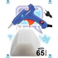 Original –  Small Blue Glue-Gun with 65 Glue Sticks. 