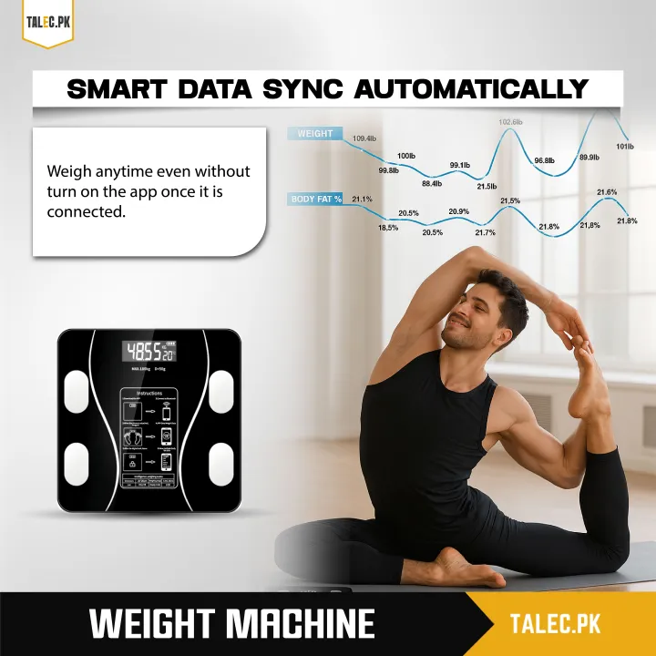 TALEC.PK%20Smart%20Body%20Fat%20Scale%20with%20OKOK%20App%20%7C%20Digital%20Weight%20Machine%20for%20Body%20Composition,%20BMI,%20Fat,%20Muscle%20&%20Water%20Analysis%20%7C%20Bluetooth%20Smart%20Scale%20180kg%20for%20Home,%20Gym%20&%20Fitness%20Tracking%20-%20Image%206