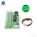 【Sunflower EGR】16 LED Dual Audio Level Indicator Amplifier Lamp Blue/Green/Red LED Light DC 8 VU Meter Module. 