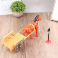 Robot Horse Toy Electronic Pony Pet Pulling Carriage Around Running Walking Electric Horse Toys For Kid Gifts. 