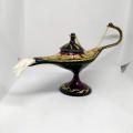 Aladin Chiragh ( lamp) ( Brass Vintage Decoration Piece - Fine Work 8 inches / Handicraft / Handmade / Vip's Creation. 